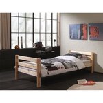 PINO Lit Pin Massif Naturel 209 x 98 5 x 63 cm