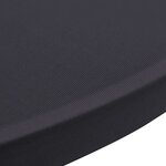 vidaXL Housse de table extensible 80 cm 2 Pièces Anthracite