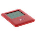 Thermomètre hygromètre magnétique rouge - Otio
