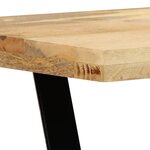 vidaXL Table de salle à manger 120x60x76 cm Bois solide de manguier