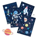 Cartes a gratter Mission cosmique