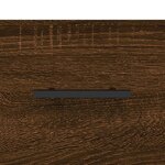 vidaXL Buffet haut chêne marron 69 5x31x115 cm bois d'ingénierie