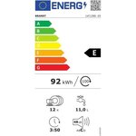 Lave-vaisselle pose libre brandt lvc128s - 12 couverts - 48db - silver