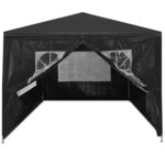 vidaXL Tente de réception 3 x 4 m Anthracite