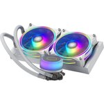 COOLER MASTER - MasterLiquid ML240 Illusion ARGB - Refroidissement liquide PC - Radiateur 240mm - Blanc
