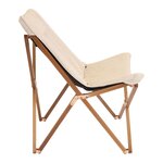 Bo-Camp Chaise de détente Bloomsbury M Beige