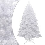 vidaXL Sapin de Noël artificiel à charnières avec neige floquée 300 cm