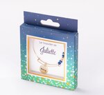 Bracelet juliette avec perles bleues