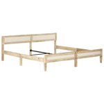 vidaXL Cadre de lit Bois de manguier massif 200 cm