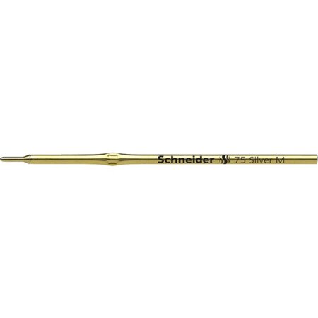 Recharge de stylo bille 75 pointe moyenne encre argent x 10 schneider
