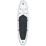 vidaXL Stand Up Paddle Planche à rame gonflable Bleu et blanc