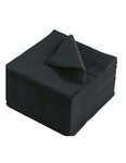(lot   350 serviettes) serviette couleur gris 33 x 33cm
