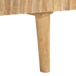 vidaXL Meuble TV 140x30x49 cm Bois de manguier massif