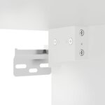 vidaXL Meubles TV 2 Pièces Blanc 30 5x30x110 cm Aggloméré
