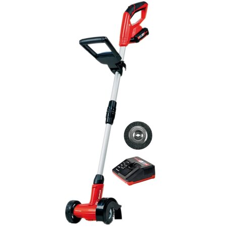 Einhell balayeuse de mauvaises herbes sans fil "ge-cc 18 li kit"
