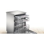 Lave-vaisselle pose libre bosch sms4hci60e série 4 - 14 couverts - induction - l60cm - 40db - inox
