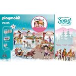 Playmobil 70395 - spirit - marché de noël a miradero