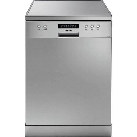 Lave-vaisselle pose libre brandt lvc137s - 13 couverts - l60cm - 47db - argent