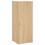 vidaXL Armoire murale chêne sonoma 34 5x34x90 cm