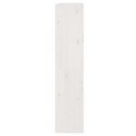 vidaXL Bibliothèque/Séparateur de pièce Blanc 80x30x135 5cm Pin solide