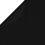 vidaXL Couverture de piscine Noir 250 cm PE