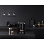 Krups yy8125fd essential machine à café  broyeur café grain  cafetière expresso  buse vapeur  cappuccino  fabriqué en france  noire