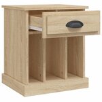 vidaXL Tables de chevet 2 Pièces chêne sonoma 43x36x50 cm
