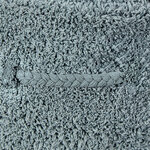 Pouf bleu vintage en coton 50 x 50 x 20 cm