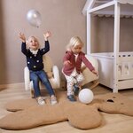 Childhome chaise à bascule pour enfants peluche blanc cassé