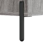 vidaXL Buffet sonoma gris 69 5x34x90 cm bois d'ingénierie