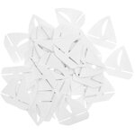 36 Confettis en bois - voilier - blanc