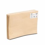 Paquet de 50 sacs à soufflets kraft armé brun 340x465 130 g bande de protection gpv