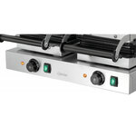 Appareil à Gaufre Double Bruxelles - 60 x 100 mm, Hauteur 32 mm - Bartscher - Fonte