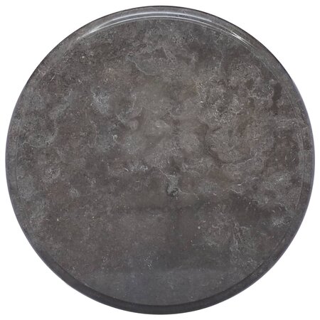 vidaXL Dessus de table Noir Ø40x2 5 cm Marbre