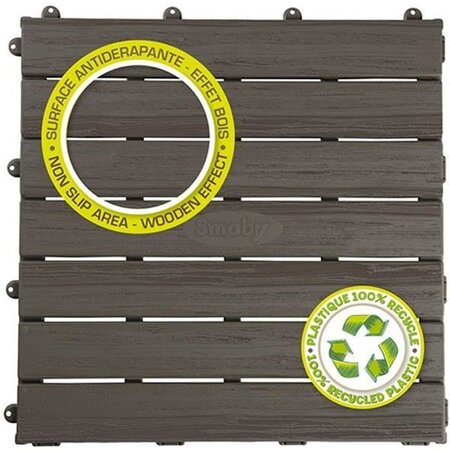 Smoby set de 6 dalles 45 x 45 cm - plancher maison