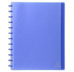 Protège-documents À Anneaux Et Pochettes Détachables 60 Vues - A4 - Bleu - X 4 - Exacompta