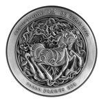 THE ASCENSION OF SLEIPNIR 2 onces argent monnaie 10000 Francs Chad 2022