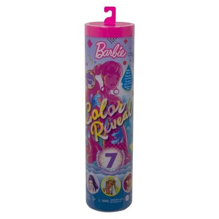 Barbie color reveal poupée surprise barbie monochrome (modele aléatoire)