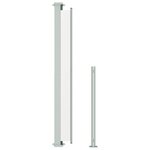 vidaXL Auvent latéral rétractable de patio 180x300 cm Crème