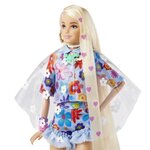 Barbie - barbie extra robe fleurie - poupée