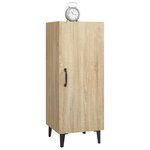 vidaXL Buffet Chêne sonoma 34 5x34x90 cm Bois d'ingénierie