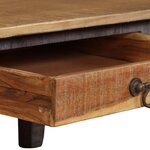 vidaXL Table basse Bois massif Vintage 118 x 60 x 40 cm