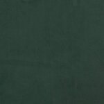 vidaXL Lit à sommier tapissier et matelas Vert foncé 120x200cm Velours
