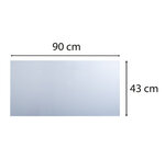 Sous-main Souple Pvc Crystal - 43x90 Cm - Exacompta