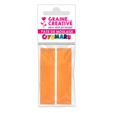 Pâte Oyumaru 2 pains Orange
