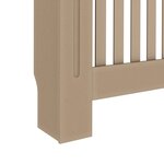 vidaXL Cache-radiateur 112x19x81 cm MDF