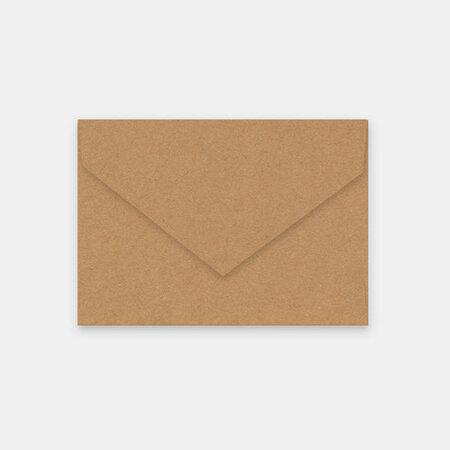 Lot de 50 enveloppes 114x162 mm kraft matiere