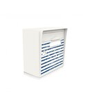 Pack de 4 boîtes aux lettres murales - 2x "Bord de mer" - 2x "Blanc ivoire"