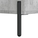 vidaXL Buffet haut Gris béton 69 5x34x180 cm Bois d'ingénierie