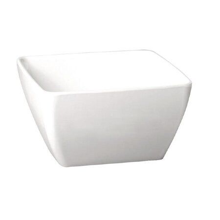 Bol carré en mélamine blanc pure 400 ml - aps -  - mélamine125 x125x65mm